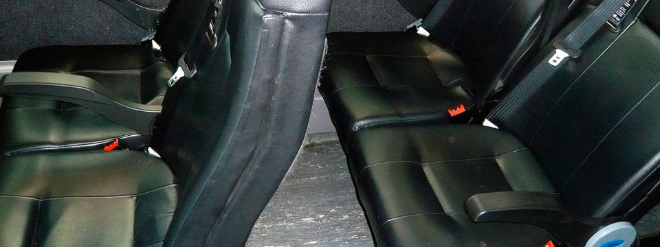 imagen de asiento con cinturon de seguridad en autobuses